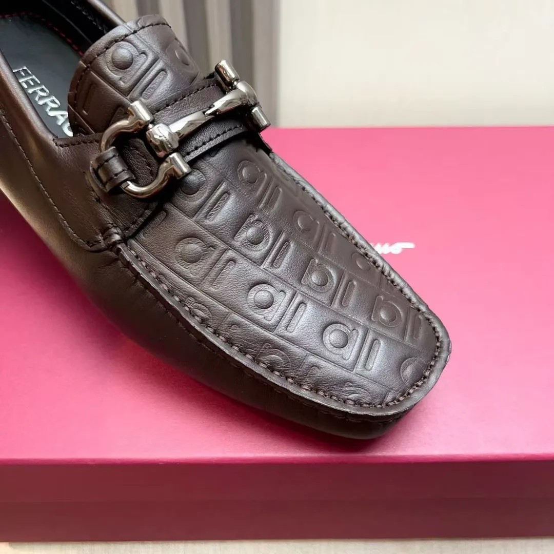 Men's men's shoes 💰620 Ferragamo new high-end quality 🔥 imported cowhide ➕ cowhide lining size 38-45